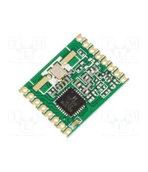 RFM69W-433S2 Module: RF; FM transceiver; FSK; 433.92MHz; SPI; -120dBm; 13dBm; SMD yy2hoVuzvM3T0CDXU_6POE7CE-BwpU8I1sRdMW3HqsU
