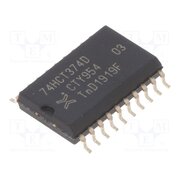 74HCT374D,653 IC: digital; D flip-flop; Ch: 8; CMOS,TTL; SMD; SO20; reel,tape; HCT v0tBmFqc79Y-oKos6Gz5FFSLmpckwxoxlPDczq2EzF4
