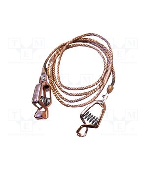 AI-000454-6 Ground/earth cable; both sides,aligator clip; Len: 1.8m; copper o5RzZhU9PqYDM8RILRCpsj4QxdIHYWz44pX1xxCZVxE