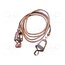 AI-000454-6 Ground/earth cable; both sides,aligator clip; Len: 1.8m; copper o5RzZhU9PqYDM8RILRCpsj4QxdIHYWz44pX1xxCZVxE