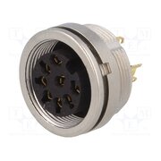 0304 08 Connector: M16; socket; female; PIN: 8; 5A; 60V; soldering; IP68; 262° DpKVlvQ-0DcLgmfRNChRllDEAEVH2fNujSmvrUxcX4Y