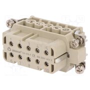 DA-010-F Connector: HDC; contact insert; female; DA; PIN: 10; 10+PE; UL94V-0 TU93XQ6HEfxQLx9fA8o8TNg70Z5ITsoO_r9RYDFFouQ