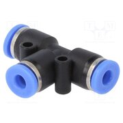 138.004 Push-in fitting; T-tap splitter; -0.95÷15bar; PBT; BLUELINE v7GKKEayPNoAxzABKdvHlrpueI9xLstPgYfH7dqXjZA