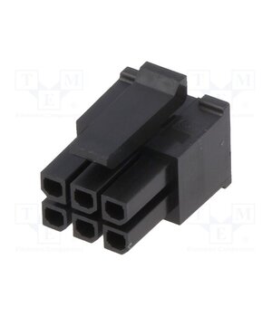 43025-0600 Connector: wire-board; plug; female; PIN: 6; Micro-Fit 3.0; 3mm; 2x3 aEYn8veZ6dcvpPD1aLmpvC1bzAPPKa3dUxhzCpwgY0w