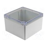 1554QA2GYCL Enclosure: multipurpose; X: 140mm; Y: 140mm; Z: 90mm; 1554; grey; IP68 mTDYe8aRkxvw1EQp6UpAxh7rryfzH5bgNSKDzJYeqw8