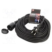 W-97018 Extension lead; 3G1mm2; 30m; rubber; black; Sockets no: 1; 10A 1AhMEHfklCjjBTjkP5r-_XeieOJK_fqDeA67xg480EI