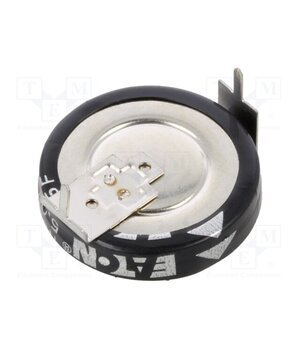 KVR-5R0H155-R Supercapacitor; THT; 1.5F; 5VDC; -20÷80%; Body dim: Ø19.1x5.2mm ogmGrK2KYXmWUoO3uGJODJgZu2SHQskWCrmYFMyB_Ww