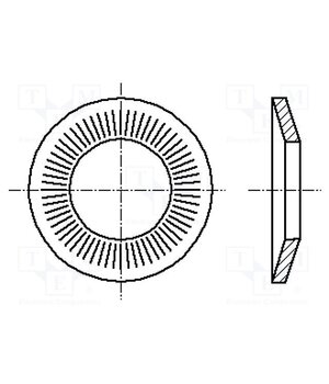 1558536 Washer; conical; M5; D=12mm; h=1.8mm; spring steel; Plating: zinc E8od8pgptxIAzC-DrhTnmlAq94cHWxL_0ogjxJhXqGA