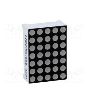 LMD07057BUE-101A-02 Display: LED; matrix; 5x7; red; 10.2mcd; anode; 17.8x12.7mm WWb1ouulqX9dnxgp0PzKVQcoD_EsxJ2WompzKl7r7q4