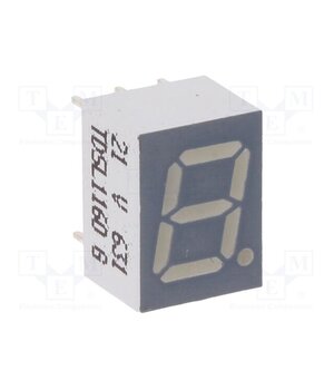 TDSL1160 Display: LED; 7-segment; 7mm; 0.28"; No.char: 1; orange-red; cathode Ye5bjSH0qyZ4yozVlSxF__hl_dfm8k_HzlucUcgGXE8