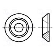 1184156 Washer; for countersunk bolts; M3; D=10mm; h=1.8mm; BN 4879 z4YMJnjSYI0COk0mQmyoNu_zg31bjVu2QE0dw1sN2ws