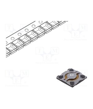 EVQP6YB55 Microswitch TACT; SPST; Pos: 2; 0.02A/15VDC; SMT; 4.1x4.1x0.35mm y9BVYfuQxAu_mA65aEo2l4NBYRmyr2lmH0919KrTreo