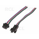 CONNECTOR 4pin, male+female, set