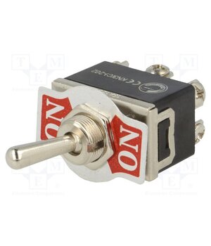 KN3(C)202AA2 Switch: toggle; Pos: 2; DPDT; ON-ON; 10A/250VAC; Leads: M3 screws lV2OyyG1w8Io7JROJcJ_weO2rJUCAMVIlLzAIT3jvwY