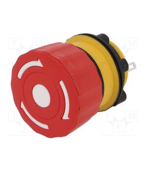 LAS1-A22Y-01TSB Switch: emergency stop; 22mm; Stabl.pos: 2; NC; red; 1.5A/250VAC EfJcTthmmSyArDZvNdFqrcU5cPEcPJ2_zt0P2RKEEQs