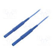 HSPL 8568 / AWG16 / 100 / BL Test lead; 6kVDC; 6kVAC; 16A; banana plug 4mm,both sides; Len: 1m oH9HlwFRXz50SN_vy8pXYFAzFCqfALaNfh752fWO2Pk
