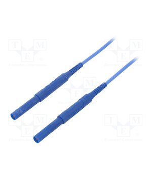 HSPL 8568 / AWG16 / 100 / BL Test lead; 6kVDC; 6kVAC; 16A; banana plug 4mm,both sides; Len: 1m oH9HlwFRXz50SN_vy8pXYFAzFCqfALaNfh752fWO2Pk