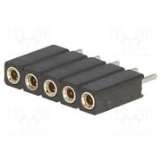 DS1002-03-1*5131 Connector: pin strips; socket; female; PIN: 5; straight; THT; 2.54mm bp05R94dx90tIuyQFUSOa-5WDPviY4UaFbo84Y8pjG4