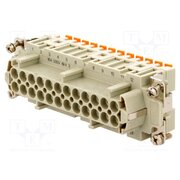 CSHF 24 Connector: HDC; contact insert; female; CSH; PIN: 24; 16A; 400V Ilo4cEmCqq5ASJjQWRqRIdJBKlLDo6NIlqssxk9wCxY