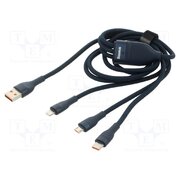 CASS030003 Cable; USB 2.0; 1.2m; blue; 100W; 6A fPEiwg6IzYXukCg3C1jUSfVpVfl7-1BjSpP3Ac5eVOM