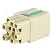 09120123101 Connector: HDC; contact insert; female; 10A; 400V; Han Q; PIN: 13 kmW4ciYel3utV4HK2AQasv7f7YJrmlX0PnNtehlBhac