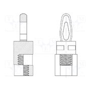 8G519V42421 PCB distance; polyamide 66; L: 9.5mm; screwed fole,snap fastener CFPGW_JaOGqfYcc_5B5HtXAYnuhB_86FBd8gnQZvU8A