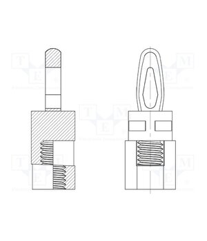 8G519V42421 PCB distance; polyamide 66; L: 9.5mm; screwed fole,snap fastener CFPGW_JaOGqfYcc_5B5HtXAYnuhB_86FBd8gnQZvU8A