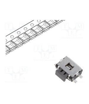 EVQPUC02K Microswitch TACT; SPST; Pos: 2; 0.05A/12VDC; SMT; none; 2.2N; 1.65mm yYpnBrKQtO2zNxCSIbSgEiL8XF6WJaWOq2cijO7Y0bc