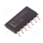 CD74HCT74M IC: digital; D flip-flop,resettable; Ch: 2; SMD; SO14; tube; HCT 3MhyiLHhVOfvpQLMzlhGSnh5ToIVHZ7ZCFaulE7Fbh0