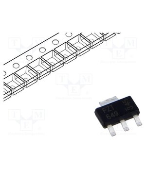 FZT649TA Transistor: NPN; bipolar; 25V; 3A; 3W; SOT223 iIgwaOu7i5GqsEUgjEeH8-9P3gAl_EJbvUZApt9Mg7M