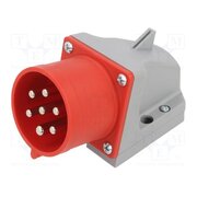 527-6V Connector: AC supply 3-phase; socket; male; 32A; 400VAC; IEC 60309 6Nv2OfjglkcvT8sVGWrV8aWOfpb3FxwcGc1Ecd2RKJw