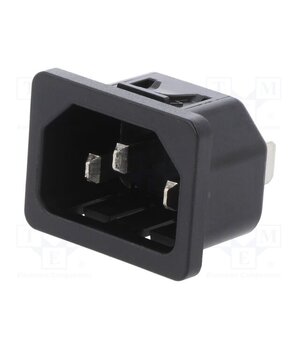 6100.4325 Connector: AC supply; socket; male; 10A; 250VAC; C14 (E); 6100-4 qhi4xMpMiO_Cy6VE3kYpispTQSvhW5UNPUwiD5zscr4