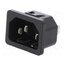 6100.4325 Connector: AC supply; socket; male; 10A; 250VAC; C14 (E); 6100-4 qhi4xMpMiO_Cy6VE3kYpispTQSvhW5UNPUwiD5zscr4