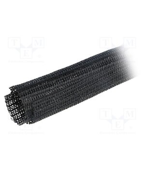 GRP1302IN BLACK 25 FT Braid; ØBraid : 50.8mm; polyester; black; UL94V-0; incised SZFmJs33ttFURPgqRow02HTznXWPJIipoBQxCjZWvEM