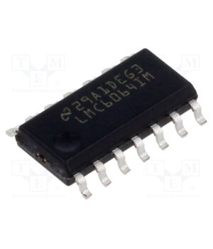 LMC6064IM/NOPB IC: operational amplifier; 100kHz; Ch: 4; SO14; 4.5÷15.5VDC; tube vUQCgPAcpyrgL6QZvtTaMviD9pvTySfHTCFj6uAmXms