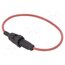 8601.2001.08 Fuse holder; 5x20mm; on cable; Contacts: bronze; tinned; -40÷85°C ic9qDT9JepVvOpku8A4aw9-9YnS4MdbuJEykKLzF9EA