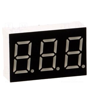 LTD036AUE-101C-03 Display: LED; 7-segment; 9.14mm; 0.36"; No.char: 3; red; 6.5mcd HOfOvEL2yEEMcSM6NFc7xfLkIUHMqdZHdrXEHLviVEw