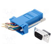 DA9-PMJ8-B-K Transition: adapter; D-Sub 9pin male,RJ45 socket; blue FmLZ0Qaz9dRM_u72v_-KPx-qEUbhF_lV3lXpEb0tiCE