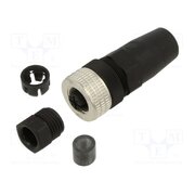 XZCC12FDM40B Connector; M12; PIN: 4; straight; plug; Connection: PG7; 150VDC; 3A jchgNp99JECgTgyQFPQpR0YB4et5sywtX9DLNb1d9BA