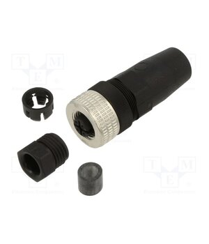 XZCC12FDM40B Connector; M12; PIN: 4; straight; plug; Connection: PG7; 150VDC; 3A jchgNp99JECgTgyQFPQpR0YB4et5sywtX9DLNb1d9BA