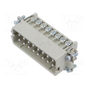 10540100 Connector: HDC; contact insert; male; EPIC H-A; PIN: 16; 16A; 250V c-DwUDvZ3lYtD5ljCqABfGn1e585xoV0bjMuVUltFXU