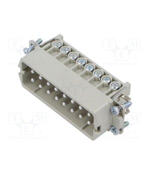 10540100 Connector: HDC; contact insert; male; EPIC H-A; PIN: 16; 16A; 250V c-DwUDvZ3lYtD5ljCqABfGn1e585xoV0bjMuVUltFXU