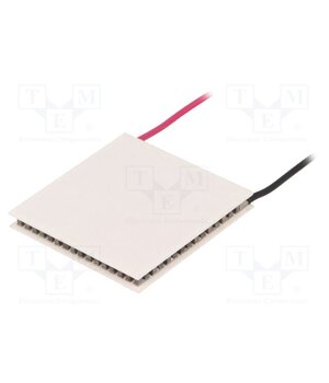 TEC1-12703 Module: Peltier; 15.4V; 3A; 40x40x4.7mm; 38W; Al2O3; 16AWG; 68°C WTG06P0x9lcZIwDXccOHAyatYKG9GprY9BzKH_Un9pc