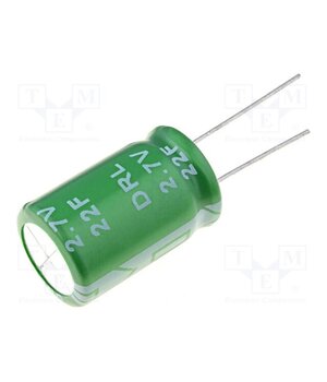 DRL226S0TK25RRASP Supercapacitor; THT; 22F; 2.7VDC; -20÷50%; Body dim: Ø16x25mm; EDLC rKr5NsFIPnxRuiMxDcVaixaZ5PGRNd2jHbwLDv9eZpc
