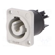 FM12315 Connector: circular; female; CLIFFCON-P; 20A; 250VAC; PIN: 3; grey XAkuom9FTiQamoxX3TZBZ5qY62FcvWWf8Zuh68DUmDk
