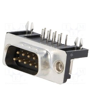 DE09-PL-24 Connector: D-Sub; PIN: 9; socket; male; angled 90°; THT; UNC 4-40 Uyo4RwGF2gba-H37LNu5smdECtxVOPyYRfnjx4wjuIs