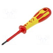 T49143-0 Screwdriver; insulated; Pozidriv®; PZ0; Blade length: 85mm; 1kVAC xM4uWoWbsuQMfywLczpCJ9oNSvI0jjJ-ZJ-fAGjl86c