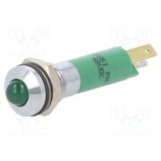 19040651 Indicator: LED; prominent; green; 48VDC; Ø8mm; connectors; metal UY00F5N24dk2nkkGm2Cl3p2HCAh2ieKozfk-3JS2Pfk