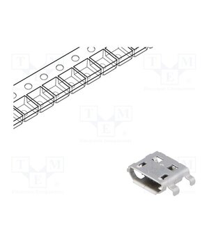 47642-0001 Connector: USB B micro; socket; on PCBs; SMT; PIN: 5; horizontal E6T1ThIp-0dAsjZNvBAgkX-jVDNhpEIK1laRw7zEghQ