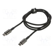CATWJ-01 Cable; High Speed,USB 2.0; USB C plug,both sides; 1m; black; 100W bBs--HUQU-AVk1zWsU5uvZY6WUQJv2OPAux7sYevUuA